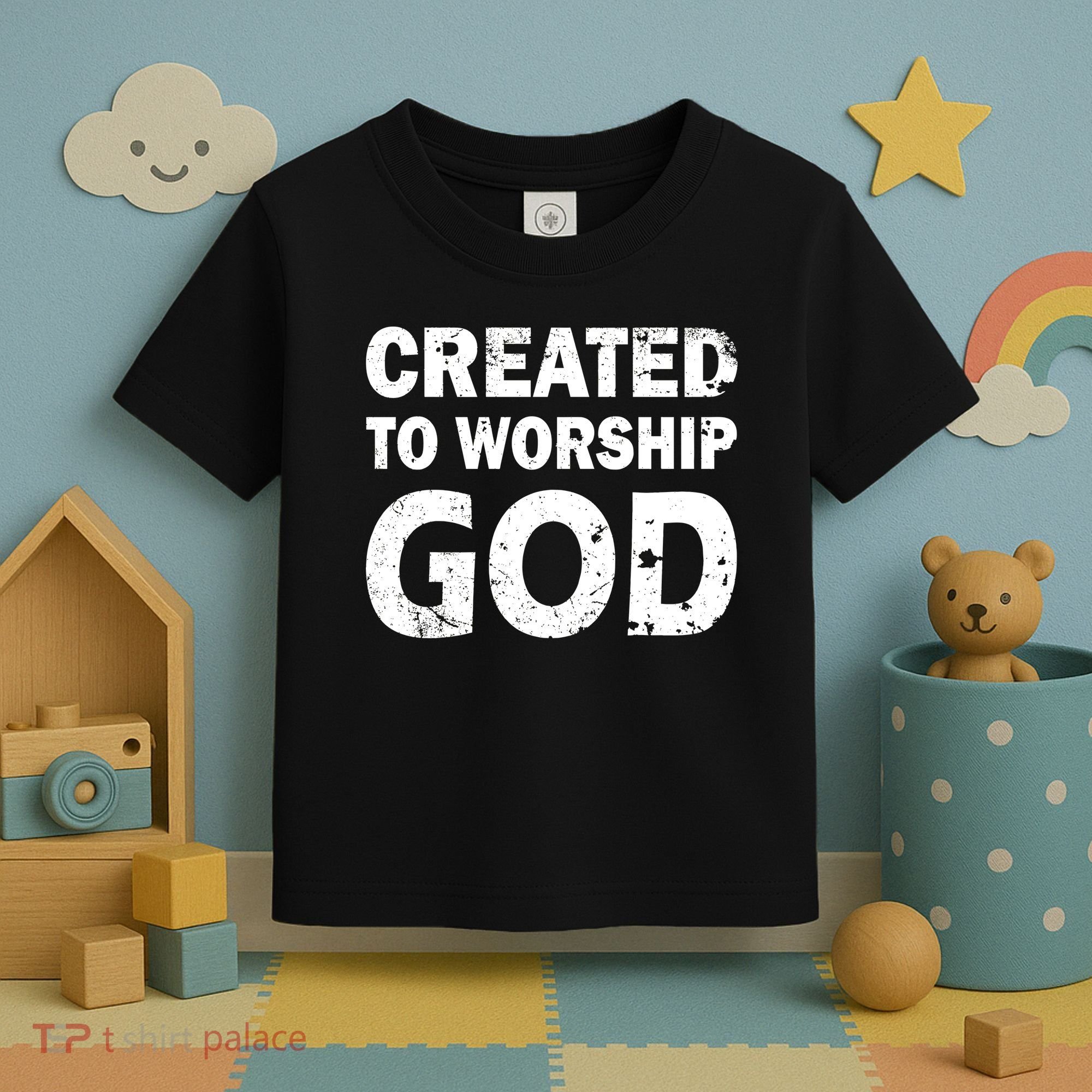 Created To Worship God Toddler T-Shirt