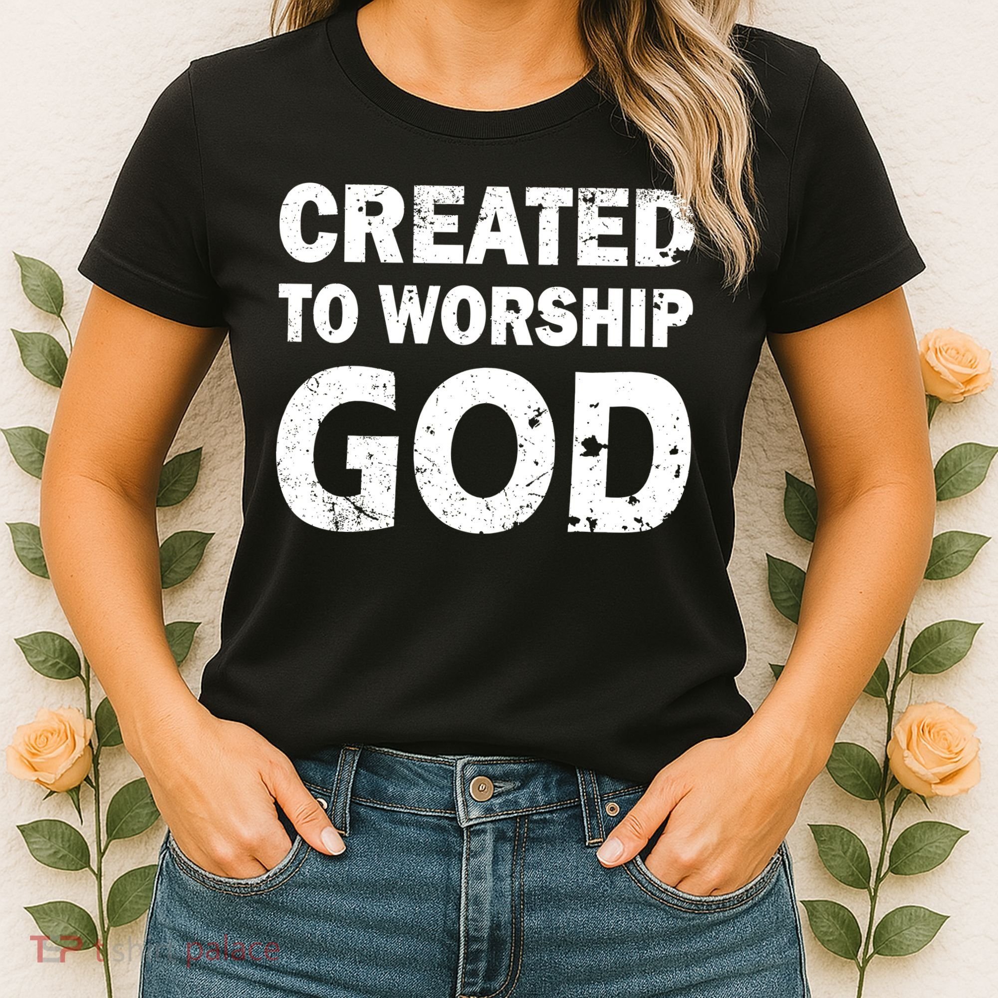 Created To Worship God Women's T-Shirt
