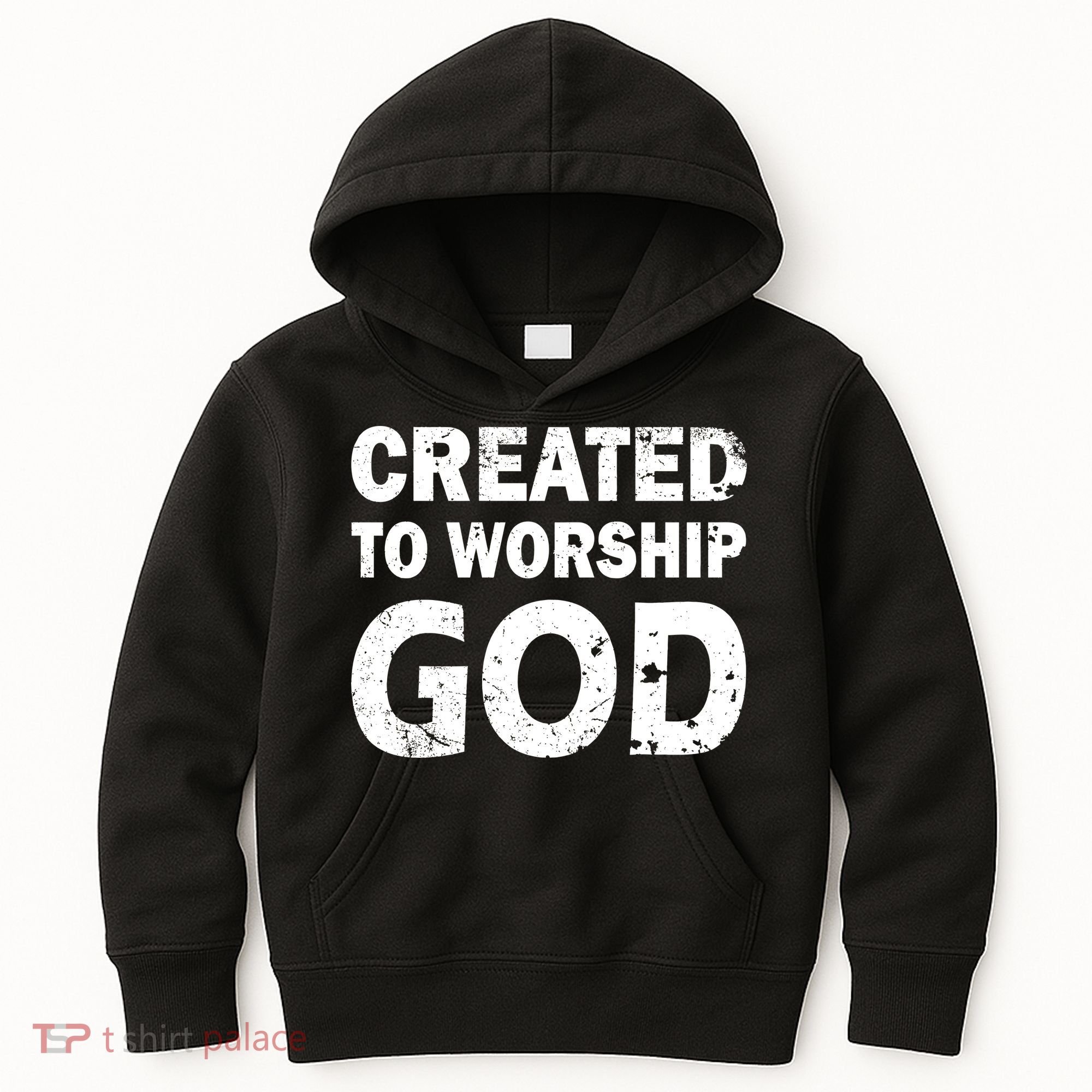 Created To Worship God Kids Hoodie