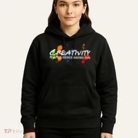 Creativity Is Intelligence Having Fun Hoodie thumb 5