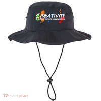 Creativity Is Intelligence Having Fun Bucket Hat thumb 0
