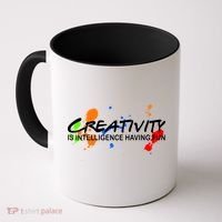 Creativity Is Intelligence Having Fun Coffee Mug thumb 0