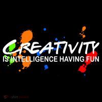 Creativity Is Intelligence Having Fun Kids Sweatshirt thumb 2