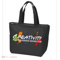 Creativity Is Intelligence Having Fun Tote Bag thumb 3