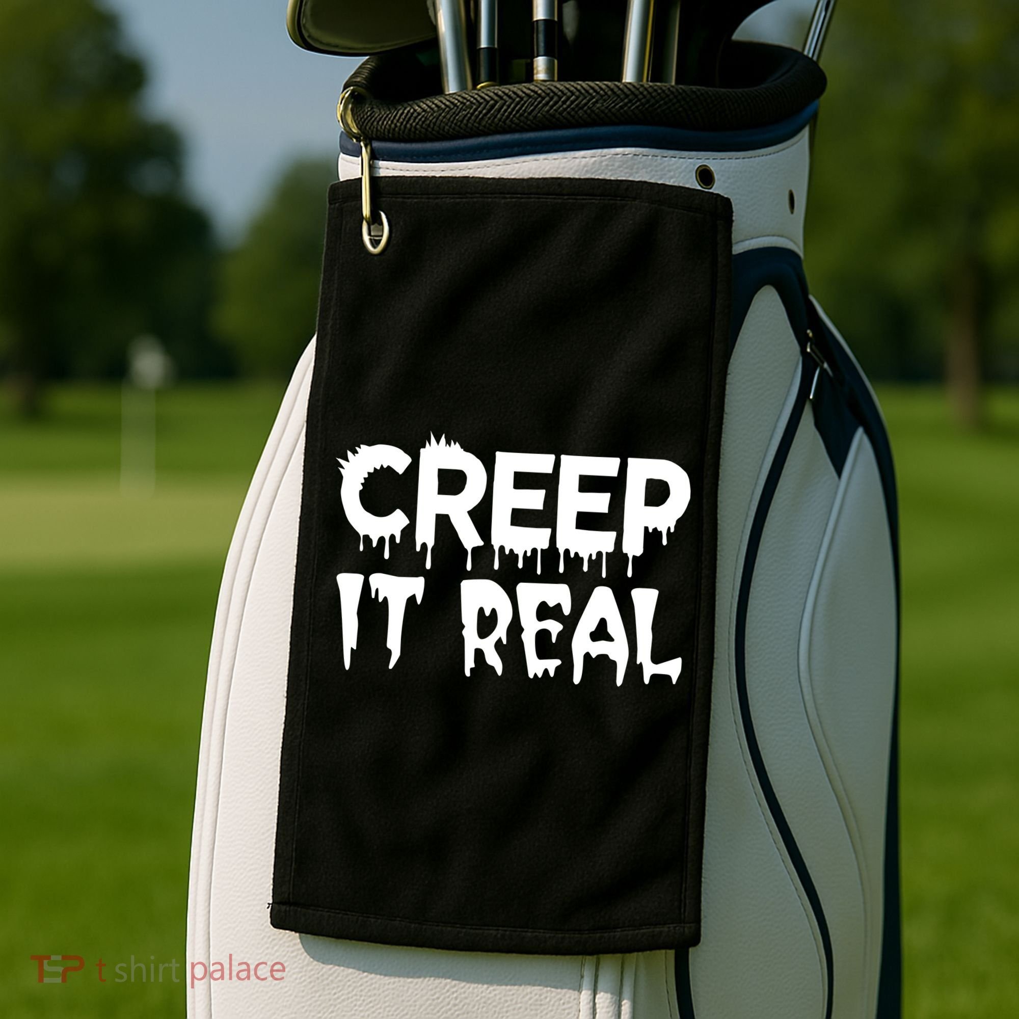 Creep It Real Golf Towel