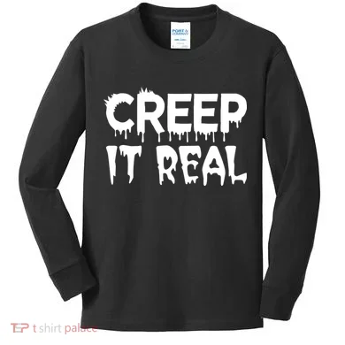 Creep It Real Kids Long Sleeve Shirt