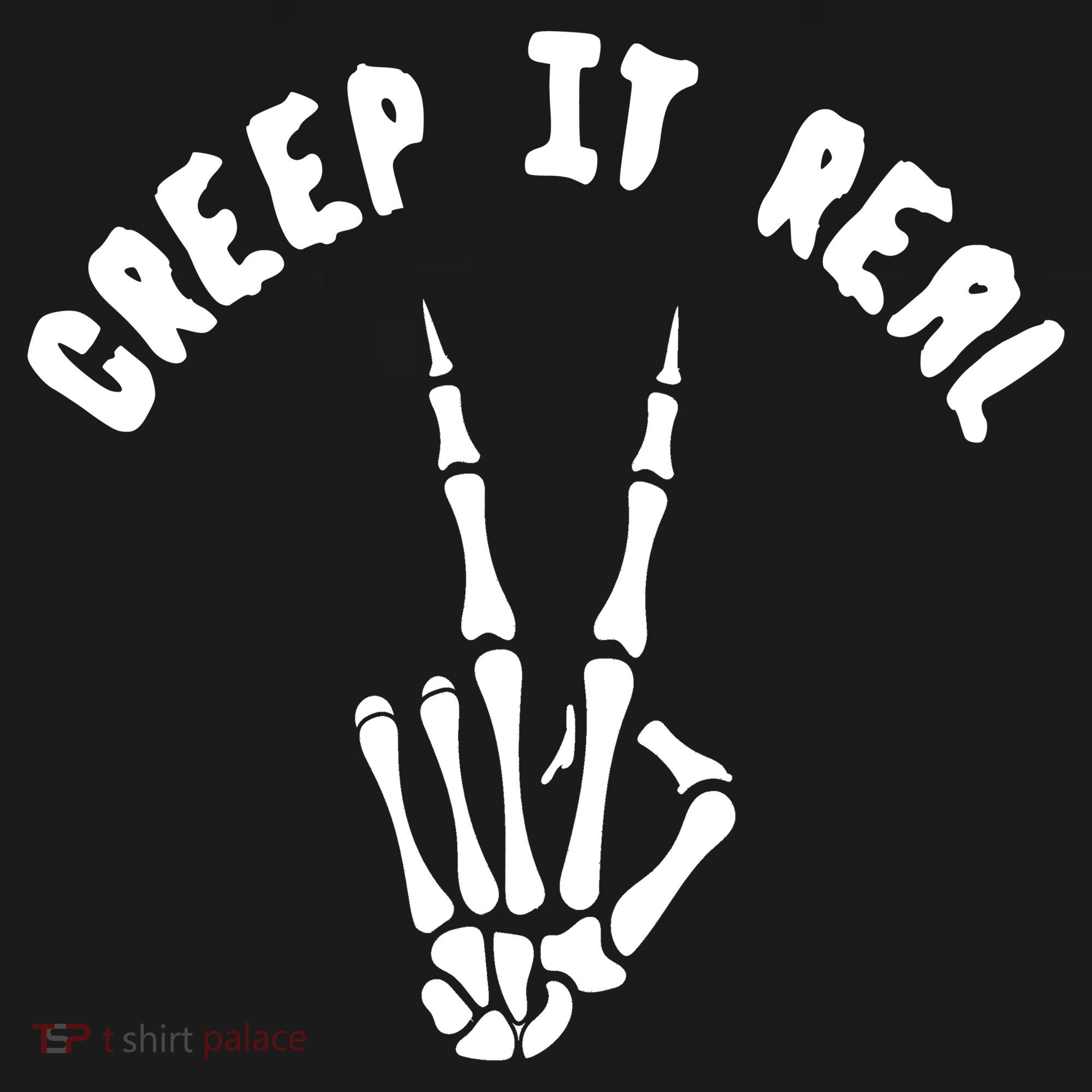 Creep It Real Skeleton Hand Funny Halloween  Backpack