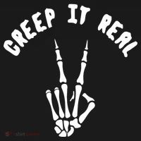 Creep It Real Skeleton Hand Funny Halloween  Bucket Hat thumb 4
