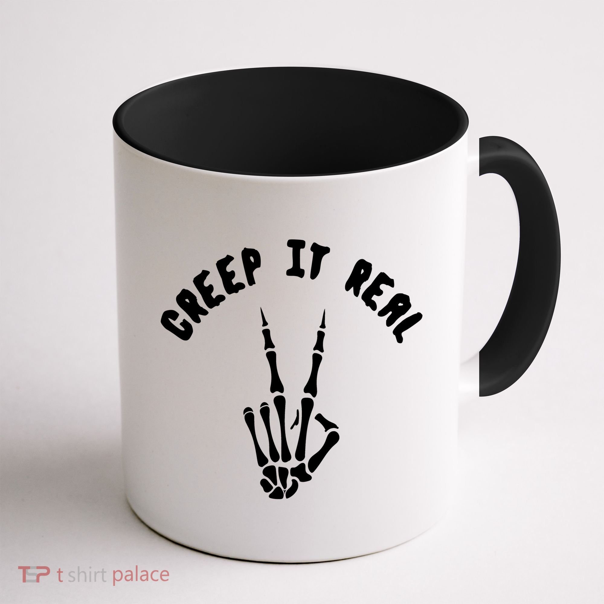 Creep It Real Skeleton Hand Funny Halloween  Coffee Mug