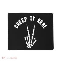 Creep It Real Skeleton Hand Funny Halloween  Mousepad thumb 0