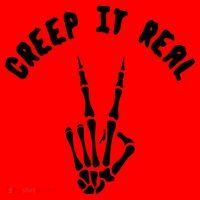 Creep It Real Skeleton Hand Funny Halloween  Santa Hat thumb 1