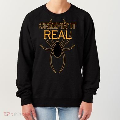 Creepin It Real Spider Women's Sweatshirt