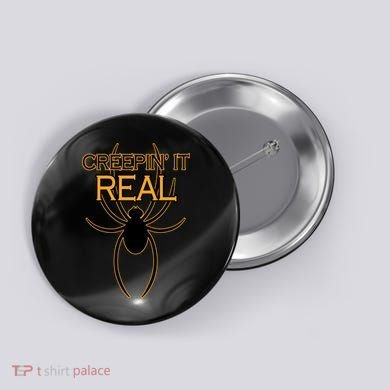 Creepin It Real Spider Button