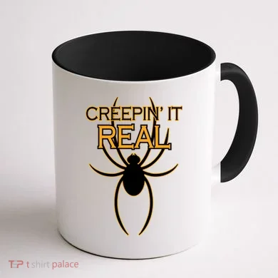 Creepin It Real Spider Coffee Mug back