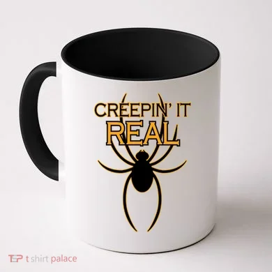 Creepin It Real Spider Coffee Mug