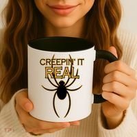 Creepin It Real Spider Coffee Mug thumb 3