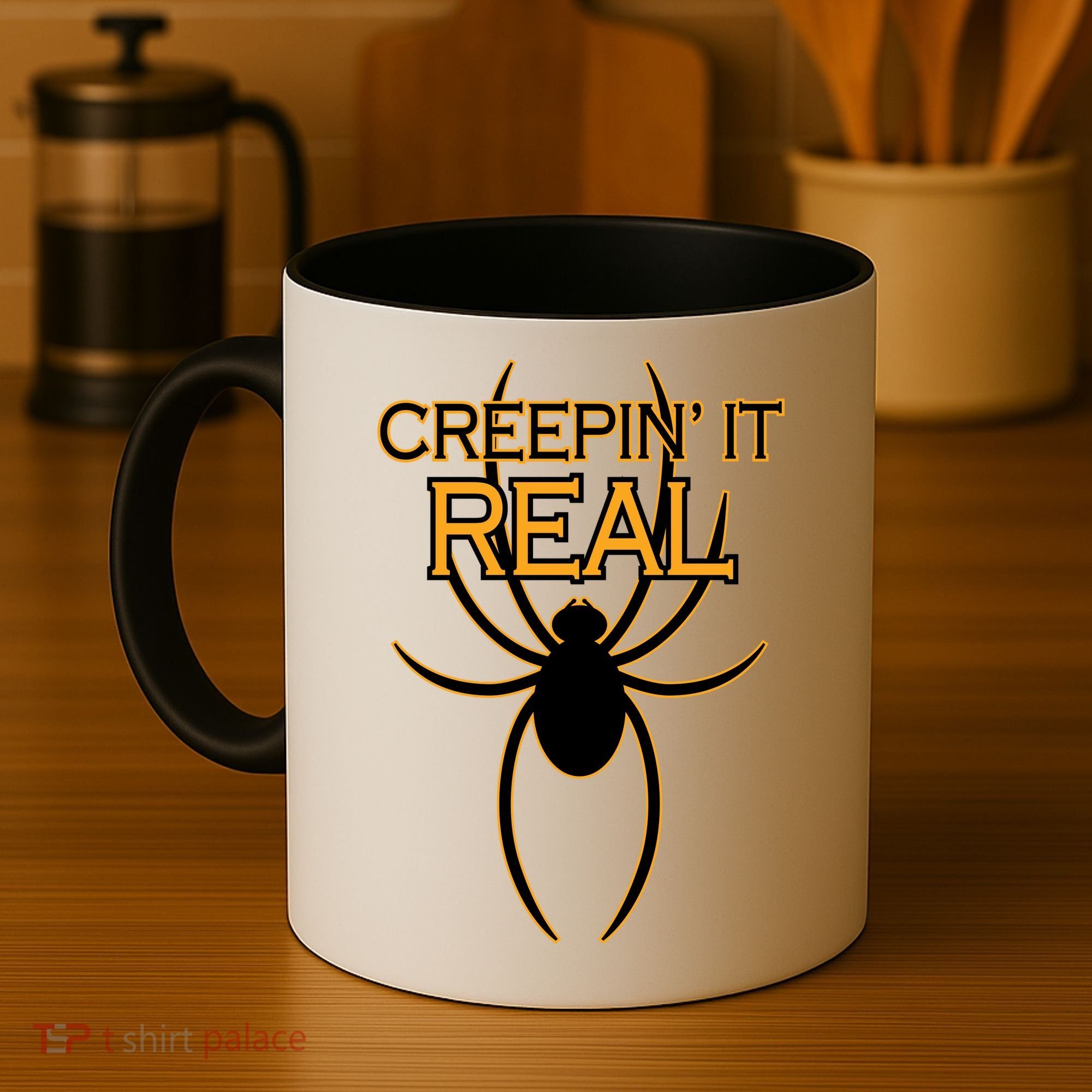 Creepin It Real Spider Coffee Mug