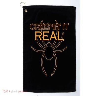 Creepin It Real Spider Golf Towel