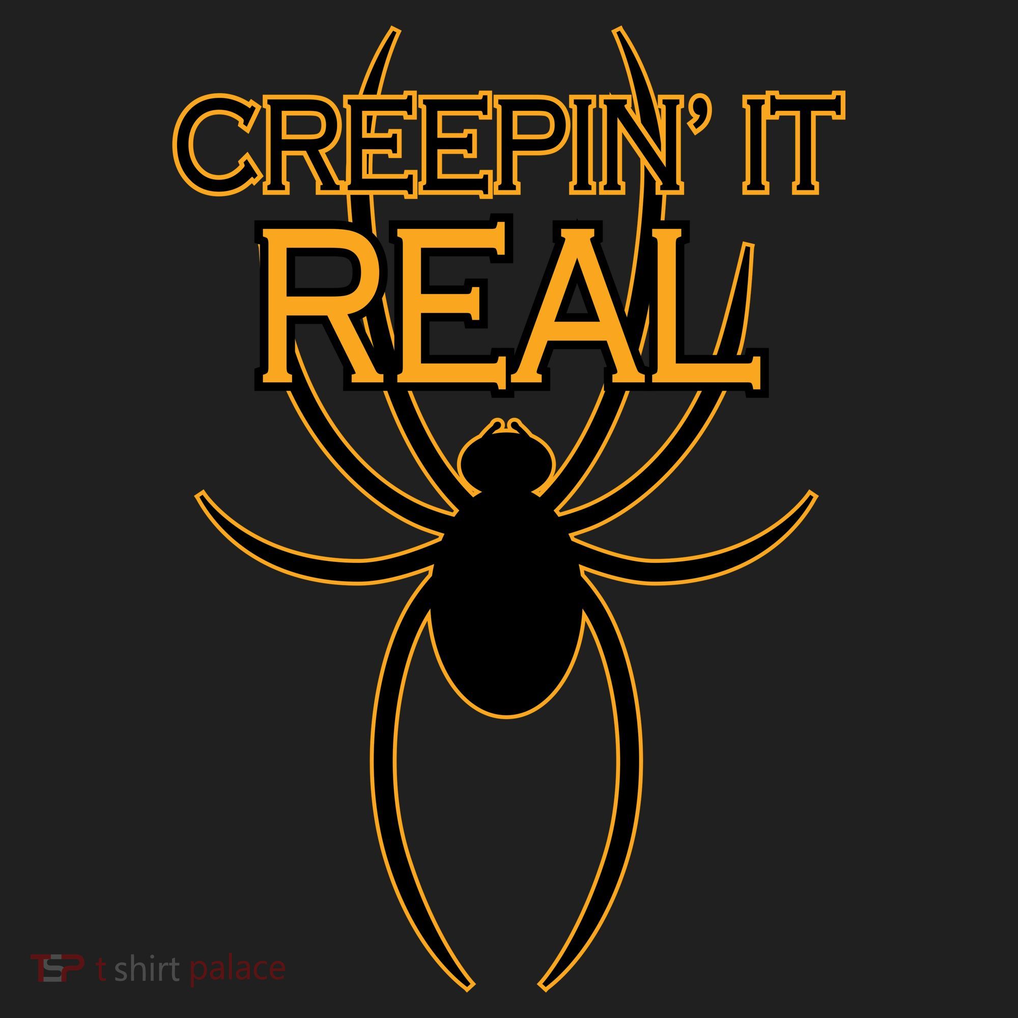 Creepin It Real Spider Golf Towel