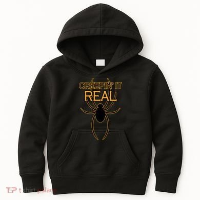 Creepin It Real Spider Kids Hoodie