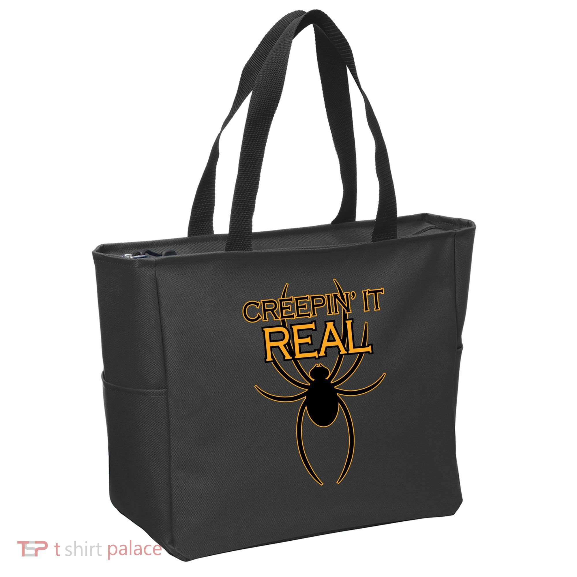Creepin It Real Spider Tote Bag