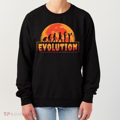 Creepy Evolution Halloween Women's Sweatshirt