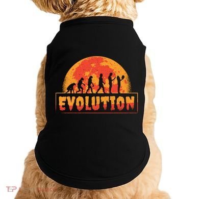 Creepy Evolution Halloween Doggie Tank