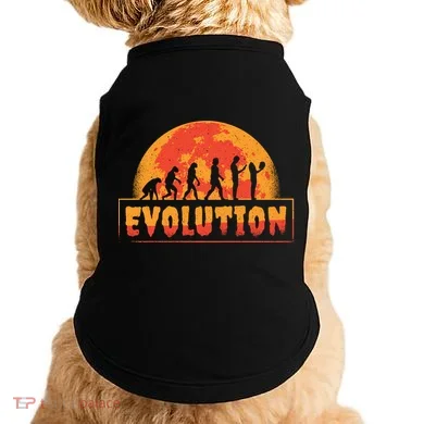 Creepy Evolution Halloween Doggie Tank