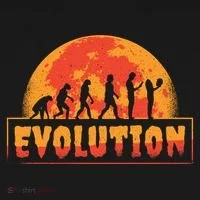 Creepy Evolution Halloween Doggie Tank thumb 4