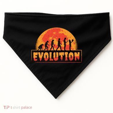 Creepy Evolution Halloween USA-Made Doggie Bandana
