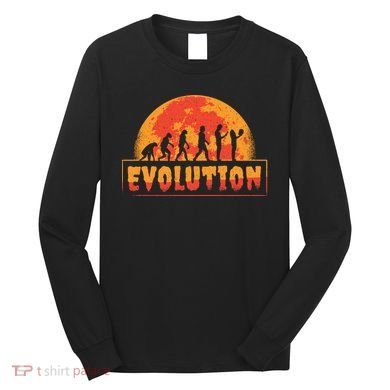 Creepy Evolution Halloween Long Sleeve Shirt