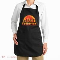 Creepy Evolution Halloween Apron thumb 2