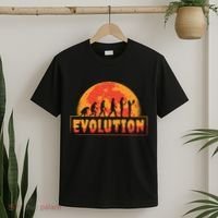 Creepy Evolution Halloween T-Shirt thumb 2