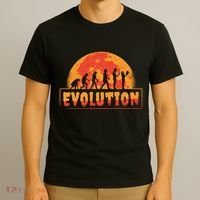 Creepy Evolution Halloween T-Shirt thumb 3