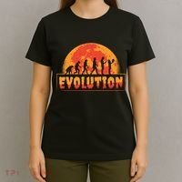 Creepy Evolution Halloween T-Shirt thumb 4