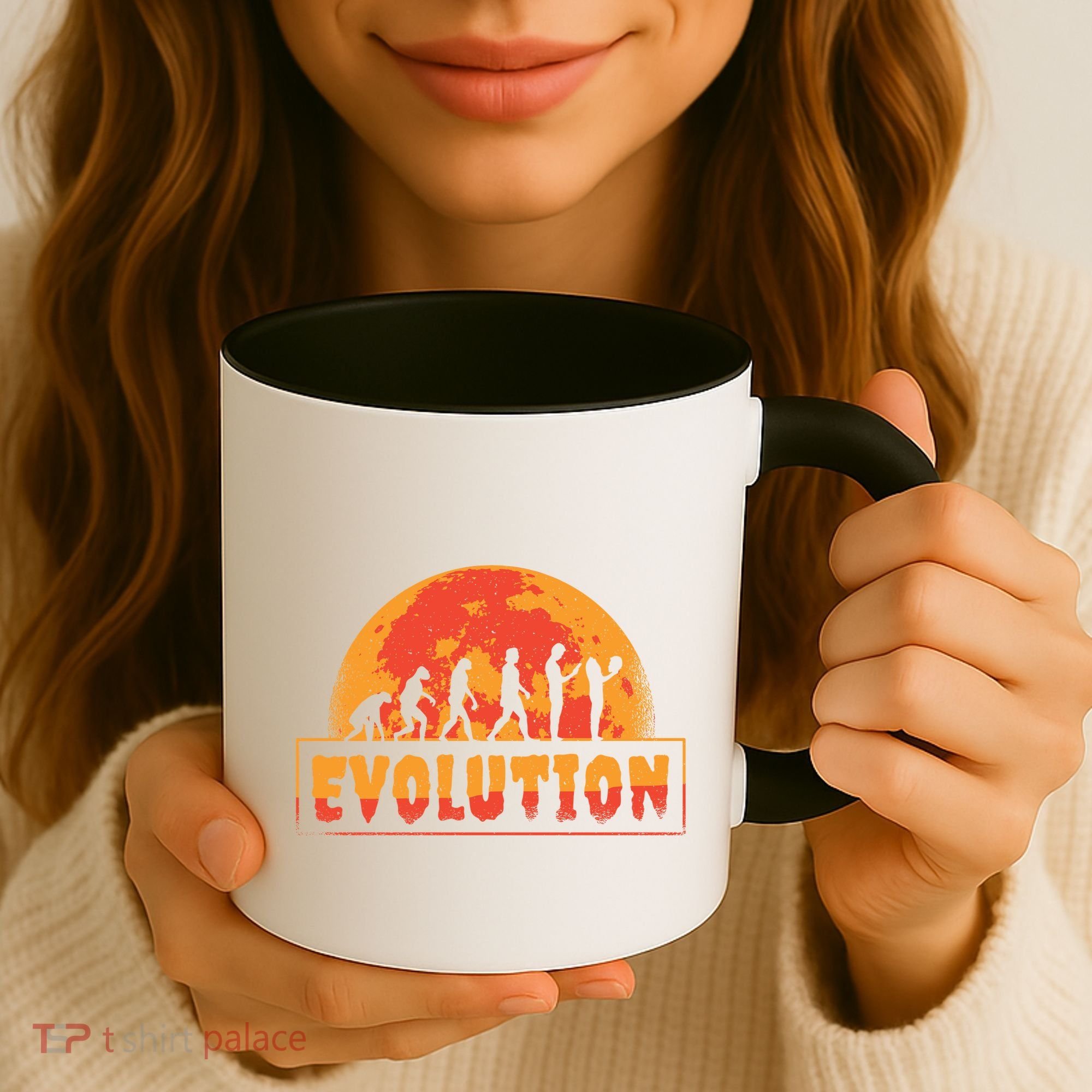 Creepy Evolution Halloween Coffee Mug