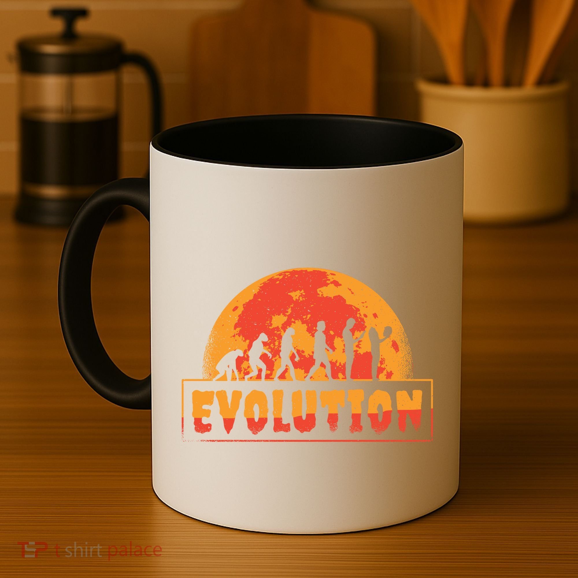 Creepy Evolution Halloween Coffee Mug