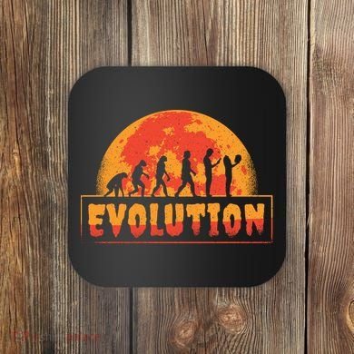 Creepy Evolution Halloween Coaster