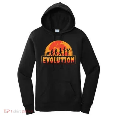 Creepy Evolution Halloween Women's Hoodie