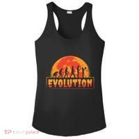 Creepy Evolution Halloween Ladies PosiCharge Competitor Racerback Tank thumb 0