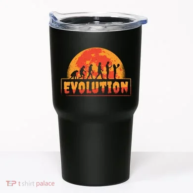 Creepy Evolution Halloween Tumbler