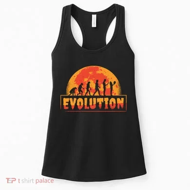 Creepy Evolution Halloween Women's Tank Top
