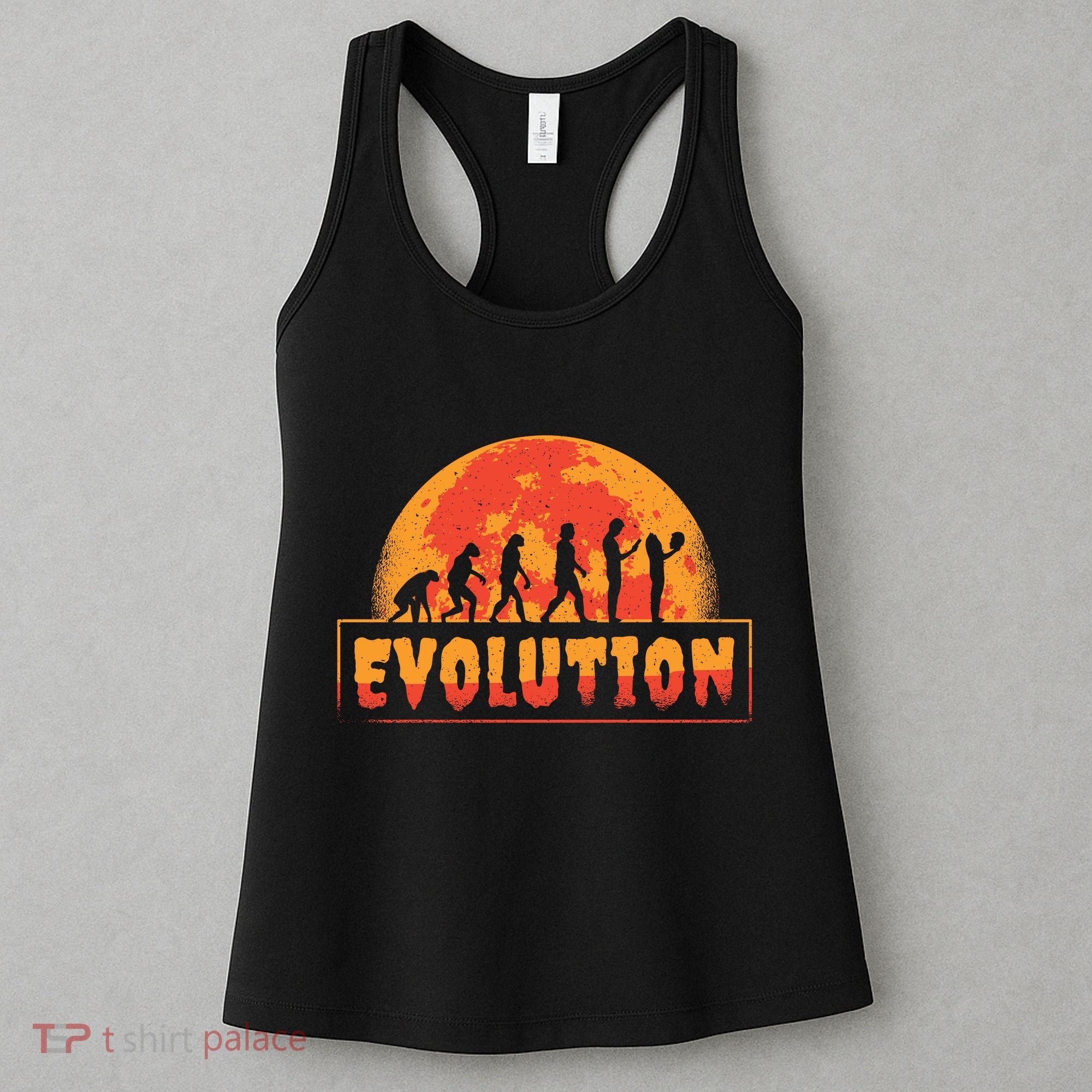 Creepy Evolution Halloween Women's Tank Top