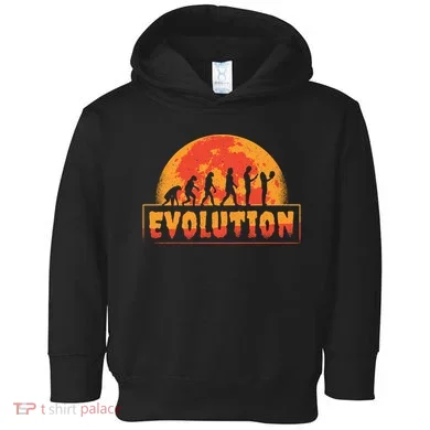 Creepy Evolution Halloween Toddler Hoodie