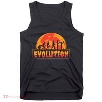 Creepy Evolution Halloween Tank Top thumb 0