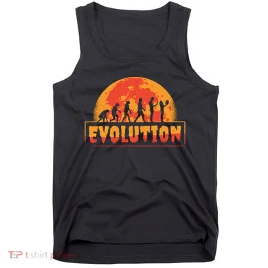 Creepy Evolution Halloween Tank Top