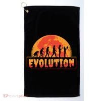 Creepy Evolution Halloween Golf Towel thumb 0