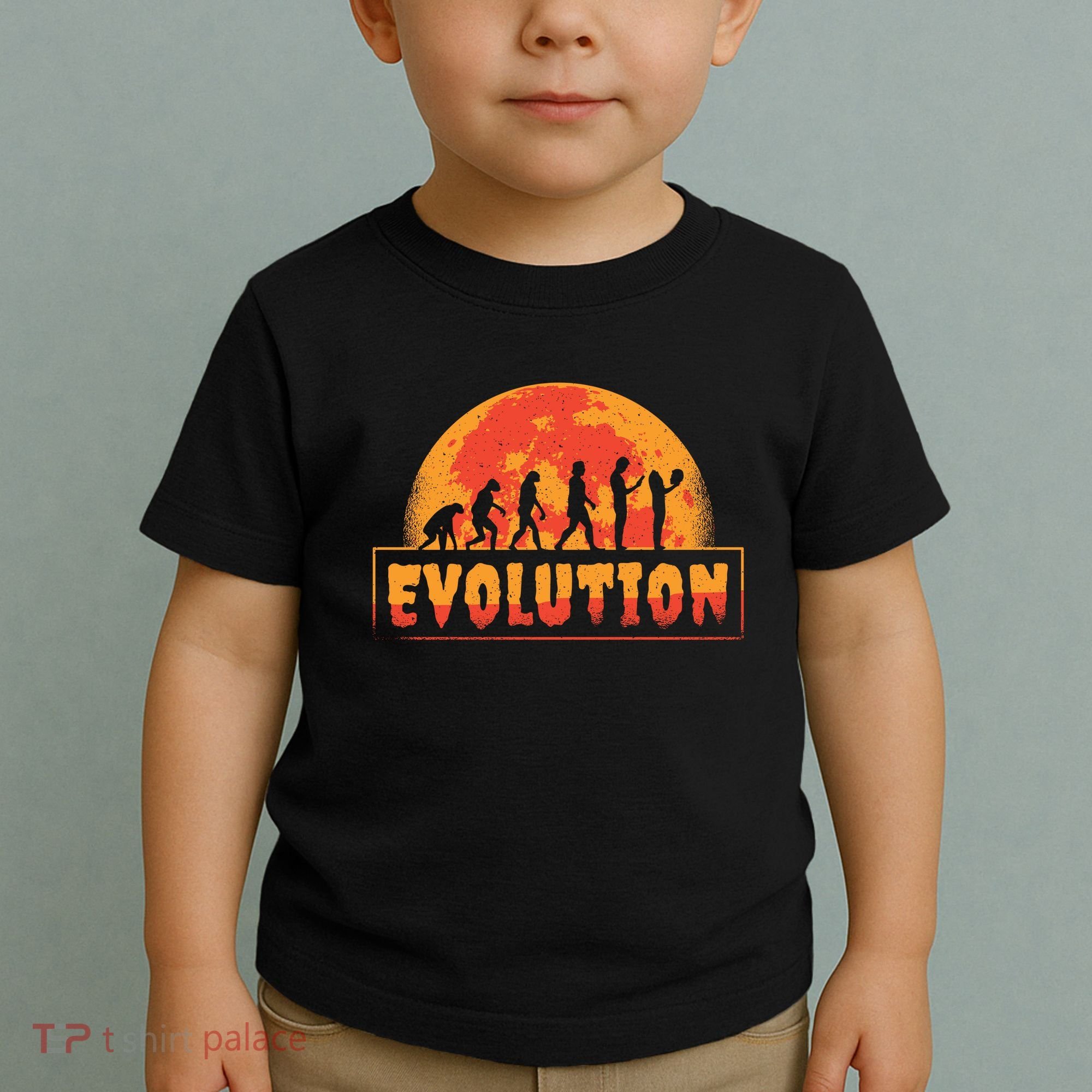 Creepy Evolution Halloween Toddler T-Shirt