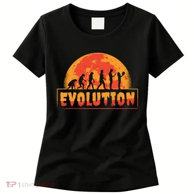 Creepy Evolution Halloween Women's T-Shirt
