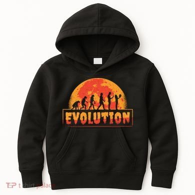 Creepy Evolution Halloween Kids Hoodie